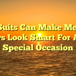 How Suits Can Make Men and Boys Look Smart For Any Special Occasion