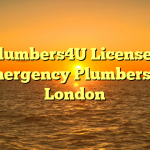 Plumbers4U Licensed Emergency Plumbers in London