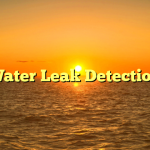 Water Leak Detection