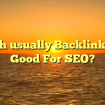 Which usually Backlinks Are Good For SEO?